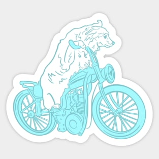 Blue Zavatta Dog Sticker